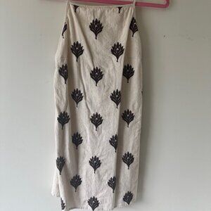 Abercrombie & Fitch Shift Linen-Blend Mini Dress